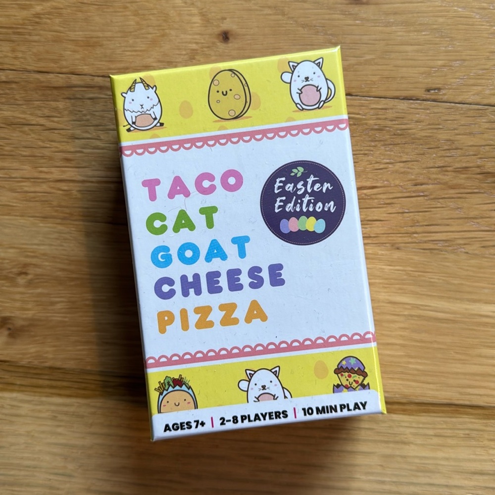 NWT Taco Cat Goat Cheese Pizza Easter Edition Card Game 🌮 🐈 🐐 🧀 🍕